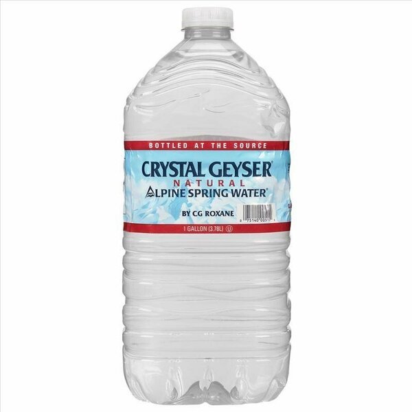 Crystal Geyser Alpine Natural Spring Water 1 gal 1 pk, 6PK, Crystal Geyser Alpine Spring Water, Mfr#: 12514